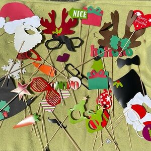 Christmas Photo Booth Props
